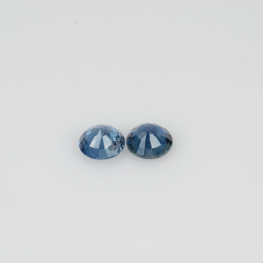 4.4-5.3 mm Natural Blue Sapphire Loose Gemstone Round Cut