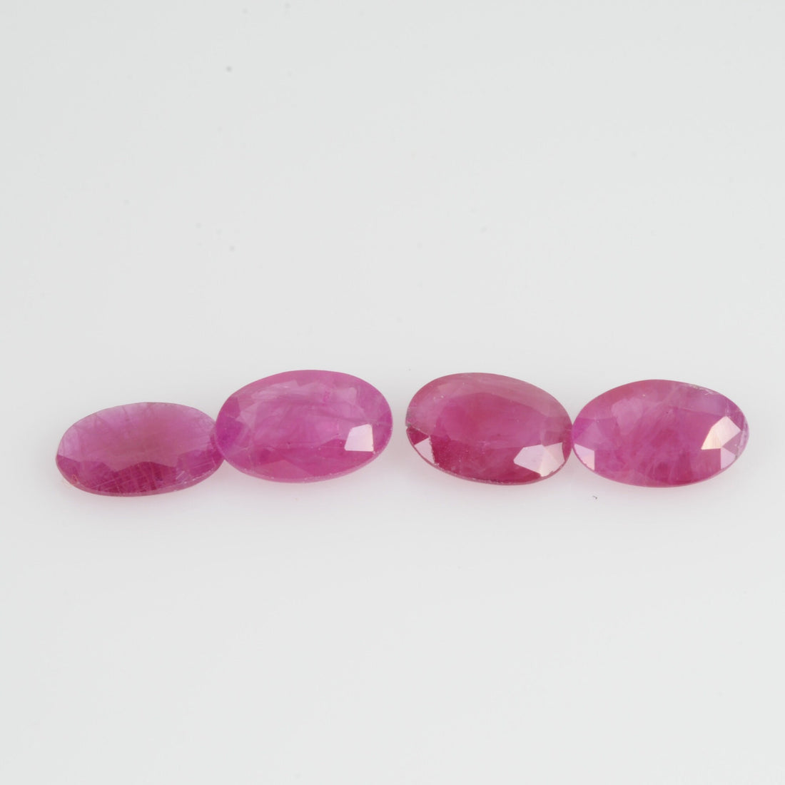 6x4 MM Natural Ruby Loose Gemstone Oval Cut