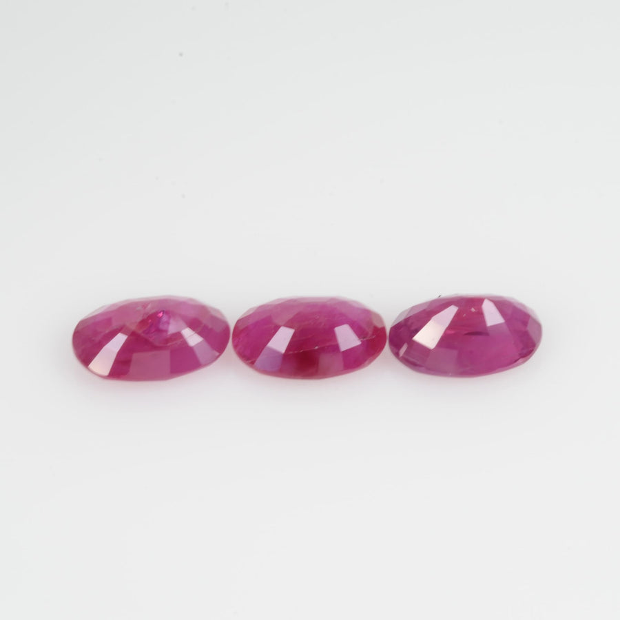 7x5 MM Natural Ruby Loose Gemstone Oval Cut