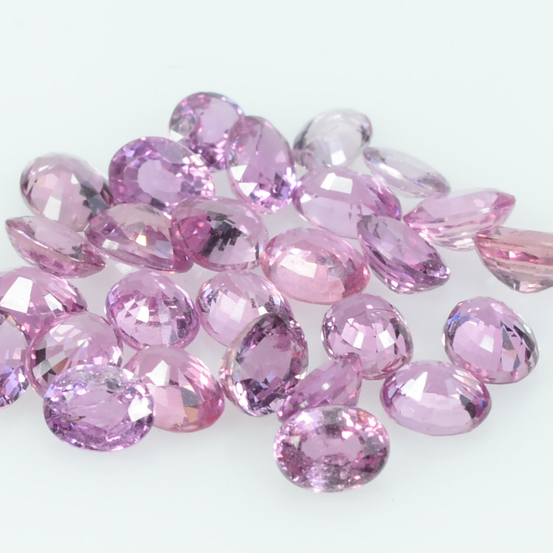 4x3 Natural Pink Sapphire Loose Gemstone oval Cut