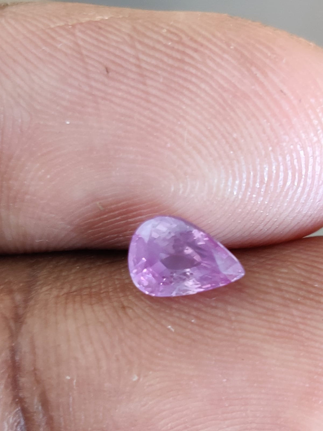 1.32 Cts Natural  Pink Sapphire Loose Gemstone Pear Cut - Thai Gems Export Ltd.