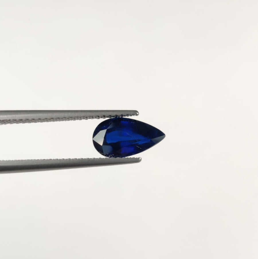 1.94 cts Natural Blue Sapphire Loose Gemstone Pear Cut