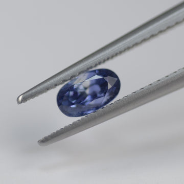 0.85 cts Unheated Natural Blue Sapphire Loose Gemstone Oval Cut