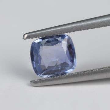 0.68 cts Unheated Natural Blue Sapphire Loose Gemstone Cushion Cut