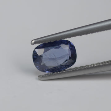 0.88 cts Unheated Natural Blue Sapphire Loose Gemstone Cushion Cut