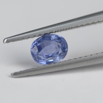 0.67 cts Unheated Natural Blue Sapphire Loose Gemstone Oval Cut