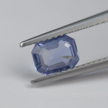 0.88 cts Unheated Natural Blue Sapphire Loose Gemstone Ocatgon Cut