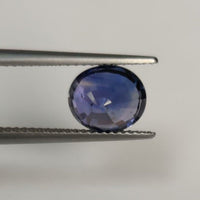 2.94 cts Unheated Natural Purple Sapphire Loose Gemstone Oval Cut