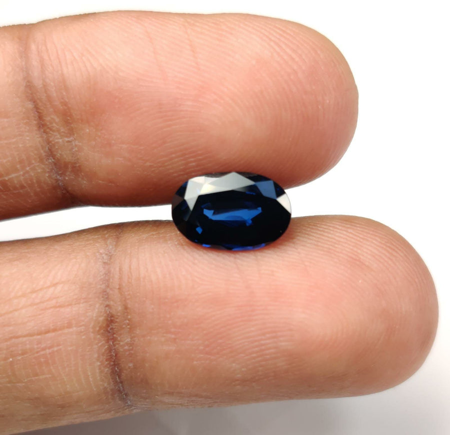 2.79 cts Natural Blue Sapphire Loose Gemstone Oval Cut