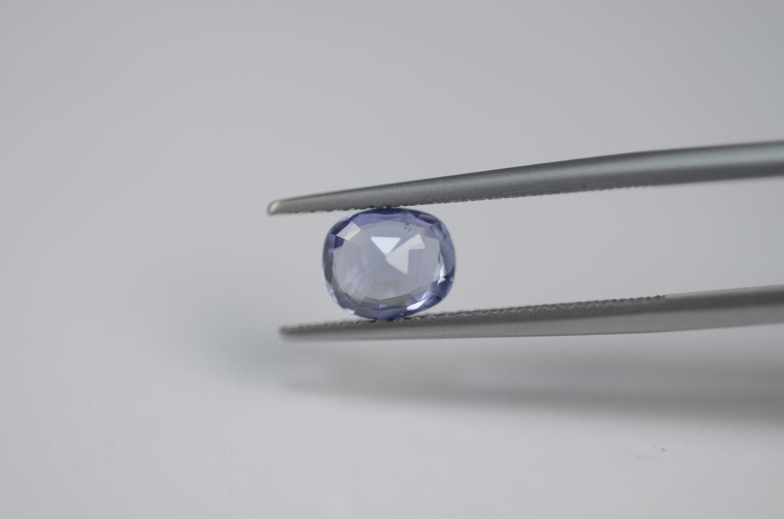 1.17 cts Unheated Natural Blue Sapphire Loose Gemstone Cushion Cut