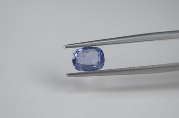 1.29 cts Unheated Natural Blue Sapphire Loose Gemstone Cushion Cut
