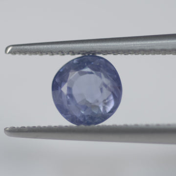 5.6 mm Unheated Natural Blue Sapphire Loose Gemstone Round Cut