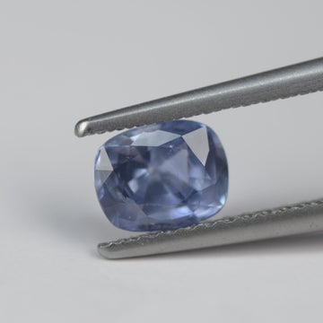 0.78 cts Unheated Natural Blue Sapphire Loose Gemstone Cushion Cut