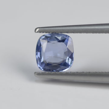 0.79 cts Unheated Natural Blue Sapphire Loose Gemstone Cushion Cut