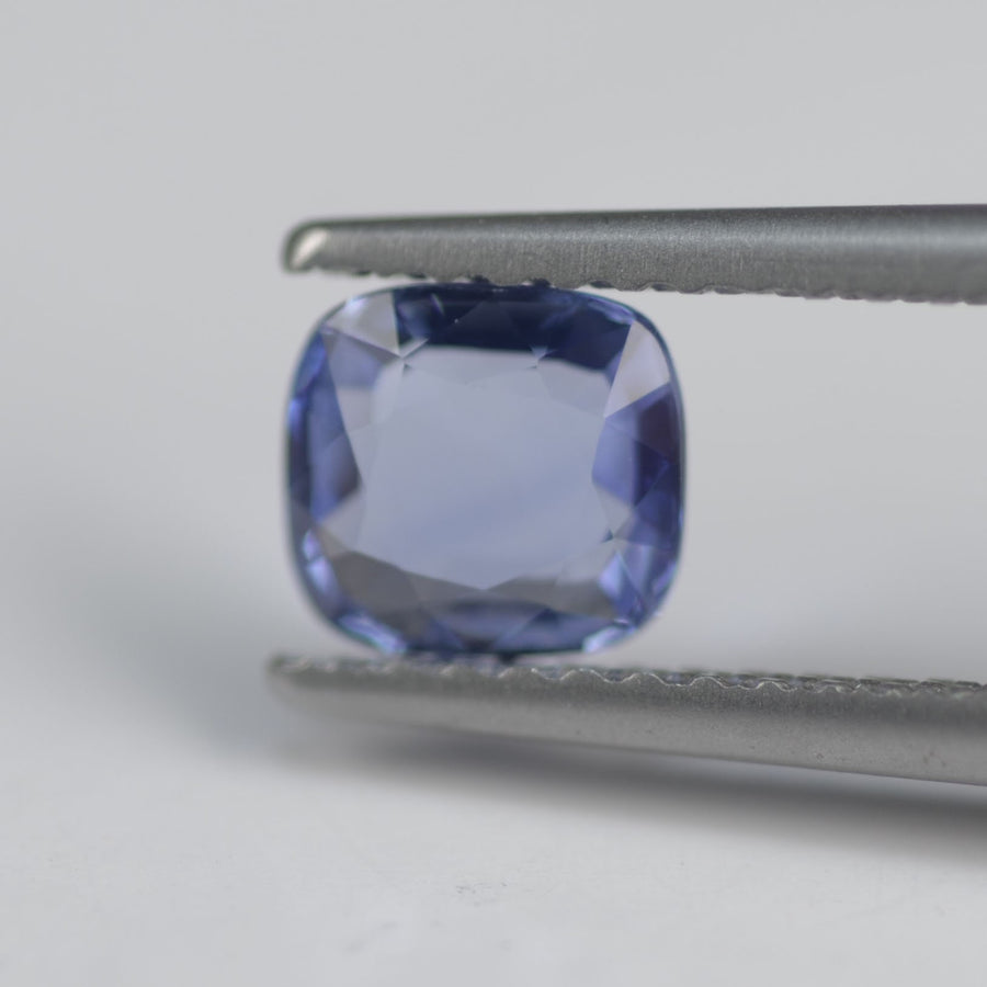0.82 cts Unheated Natural Blue Sapphire Loose Gemstone Cushion Cut