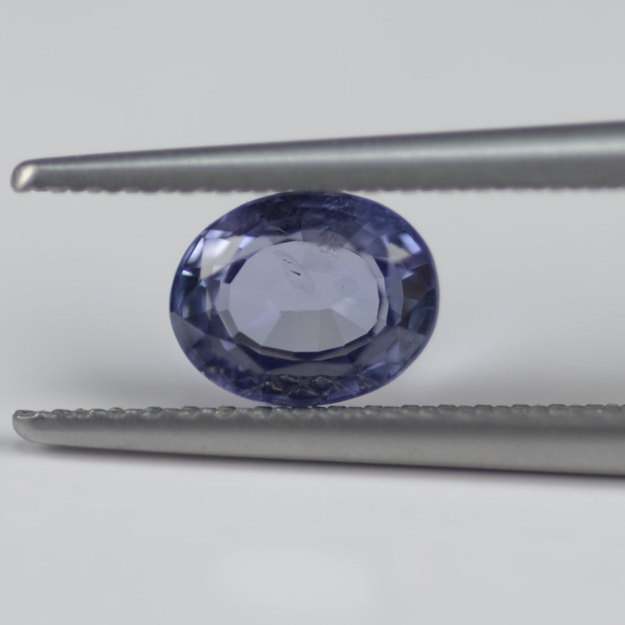0.90 cts Unheated Natural Purple Sapphire Loose Gemstone Oval Cut