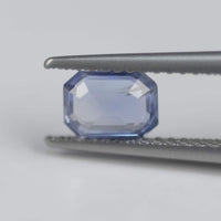 0.88 cts Unheated Natural Blue Sapphire Loose Gemstone Ocatgon Cut