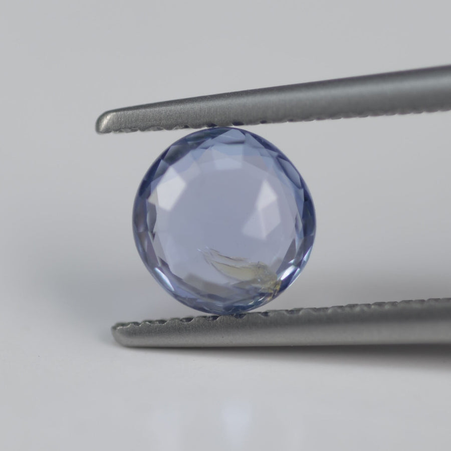 5.6 mm Unheated Natural Blue Sapphire Loose Gemstone Round Cut