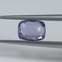 1.32 cts Unheated Natural Purple Sapphire Loose Gemstone Cushion Cut