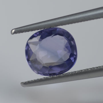 1.40 cts Unheated Natural Purple Sapphire Loose Gemstone Cushion Cut