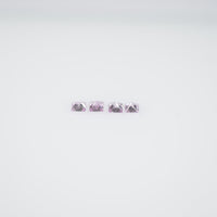 1.3-2.1 mm Natural Callibrated Pink Sapphire Loose Gemstone Princess Square Cut
