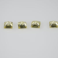 2.7-3.3  mm Natural Calibrated Yellow Sapphire Loose Gemstone Princess Cut