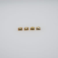 1.4-1.8 mm Natural Calibrated Yellow Sapphire Loose Gemstone Princess Cut