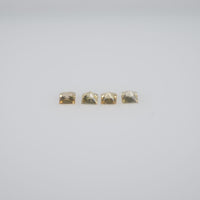 1.3-1.8 mm Natural Calibrated Yellow Sapphire Loose Gemstone Princess Cut
