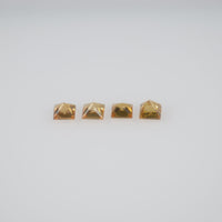 1.9-2.3 mm Natural Calibrated Yellow Sapphire Loose Gemstone Princess Cut