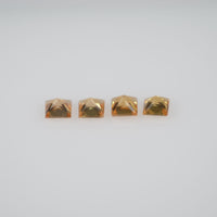 2.2-2.8 mm Natural Calibrated Yellow Sapphire Loose Gemstone Princess Cut