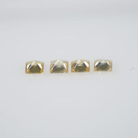 2.1-2.9 mm Natural Calibrated Yellow Sapphire Loose Gemstone Princess Cut