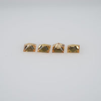 2.1-2.8 mm Natural Calibrated Yellow Sapphire Loose Gemstone Princess Cut