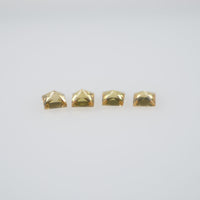 1.8-2.3 mm Natural Calibrated Yellow Sapphire Loose Gemstone Princess Cut