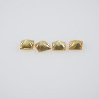 2.2-2.9 mm Natural Calibrated Yellow Sapphire Loose Gemstone Princess Cut