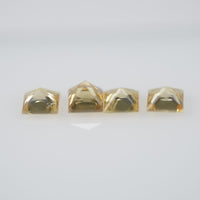 2.8-3.2 mm Natural Calibrated Yellow Sapphire Loose Gemstone Princess Cut