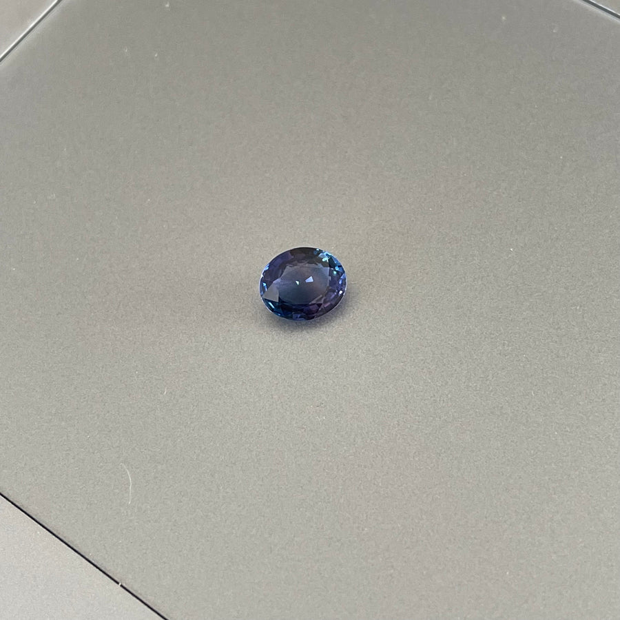 1.66 cts Natural Fancy Blue Sapphire Loose Gemstone Oval Cut