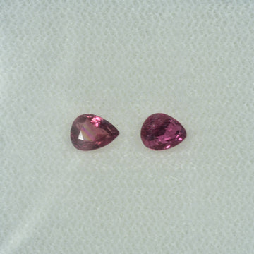5x4 mm Lot Natural Ruby Loose Gemstone Pear Cut