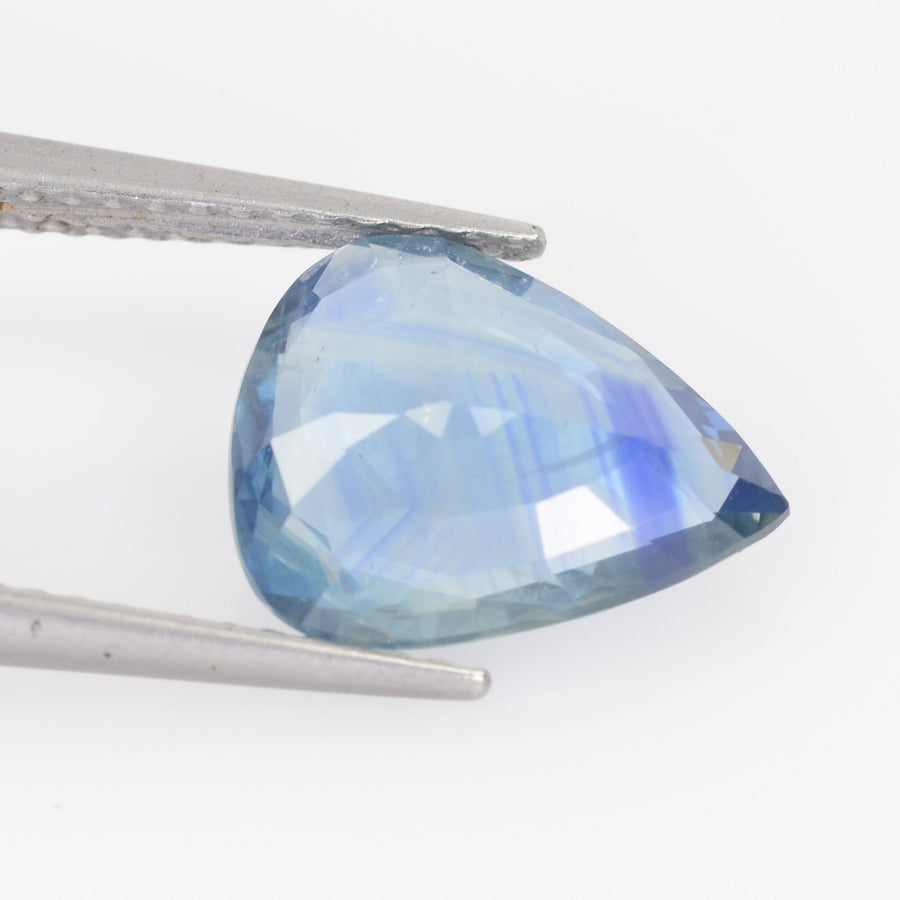 0.53 - 2.64 Cts Natural Bi color Blue Sapphire Loose Gemstone Pear Cut
