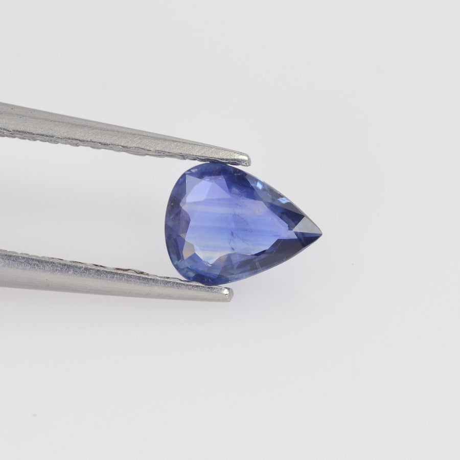 0.53 - 2.64 Cts Natural Bi color Blue Sapphire Loose Gemstone Pear Cut