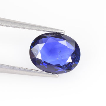 1.39 cts Natural Blue Sapphire Loose Gemstone Oval Cut