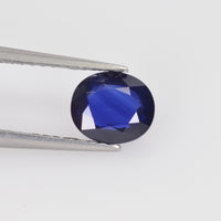 0.42-0.98 cts Natural Blue Sapphire Loose Gemstone Oval Cut