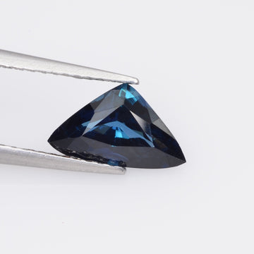1.26 cts Natural Teal Blue Sapphire Loose Gemstone Trillion Cut