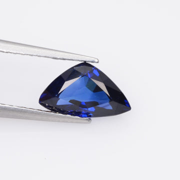 1.23 cts Natural Blue Sapphire Loose Gemstone Trillion Cut