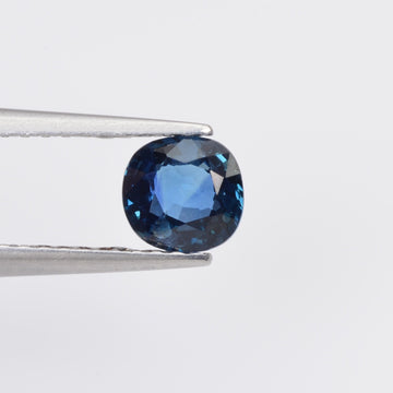0.50 cts Natural Teal Blue Sapphire Loose Gemstone Cushion Cut