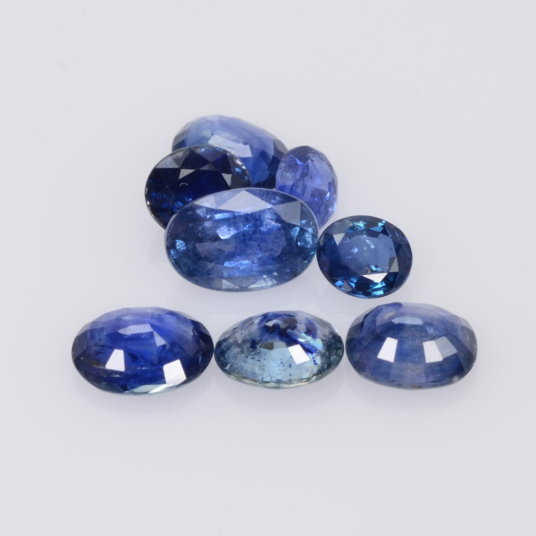 Lots Natural Blue Sapphire Loose Gemstone Oval Cut