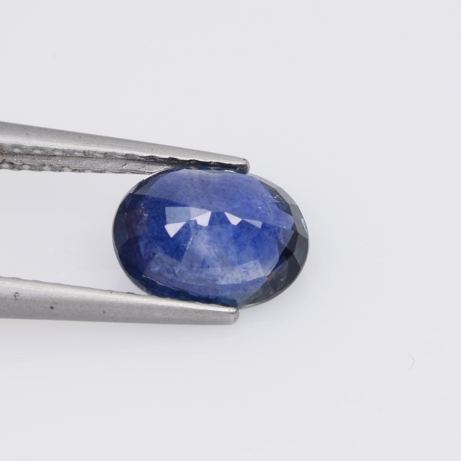 1.35-1.96 cts natural blue sapphire loose gemstone oval cut