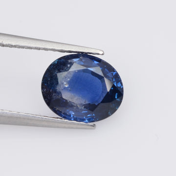 2.19-3.12 cts natural blue sapphire loose gemstone oval cut