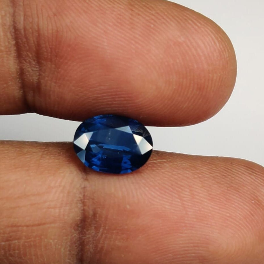 2.48 cts natural blue sapphire loose gemstone oval cut