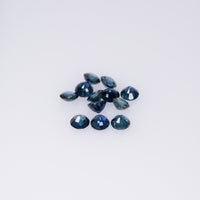3.2-4.7 mm Natural Blue Sapphire Loose Gemstone Round Cut