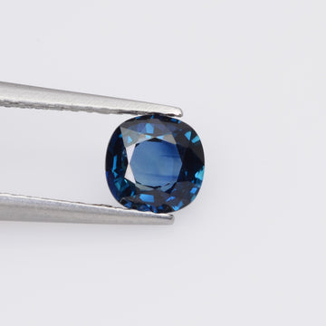 0.73 cts Natural Teal Blue Sapphire Loose Gemstone Cushion Cut